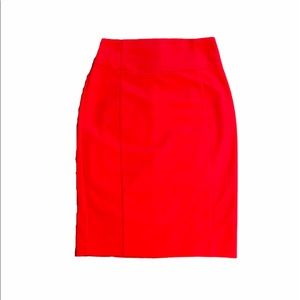 Express Red Pencil Skirt